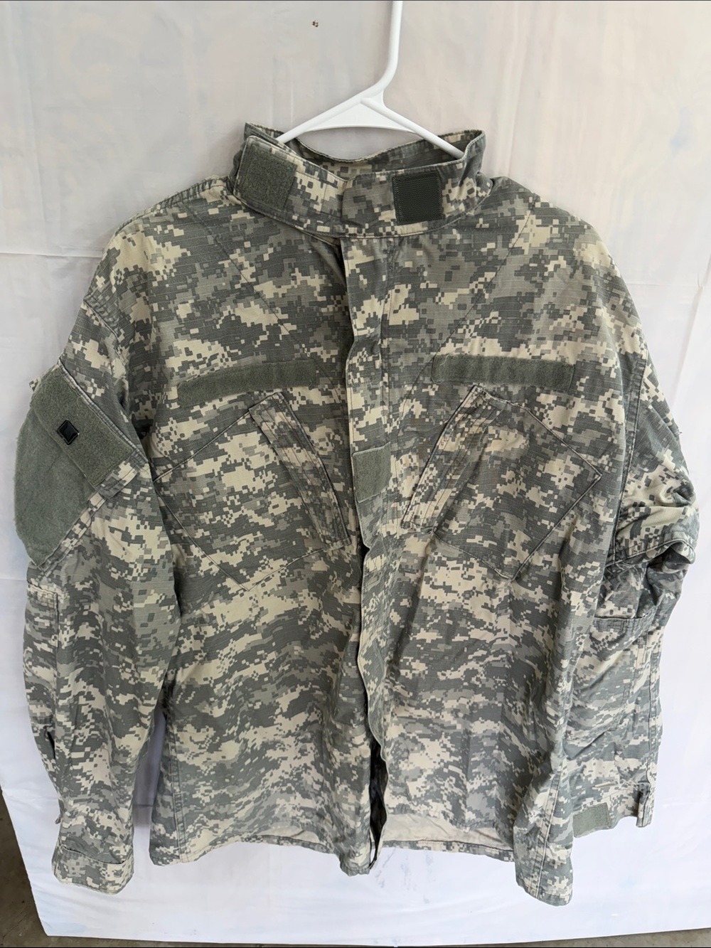 Men's Digital Camouflage Field Jacket - Gray Green & Tan Military Jacket